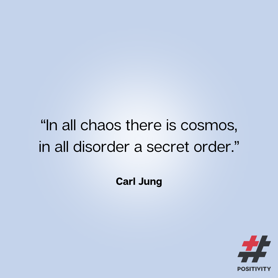 “In all chaos there is cosmos, in all disorder a secret order.” ― Carl Jung