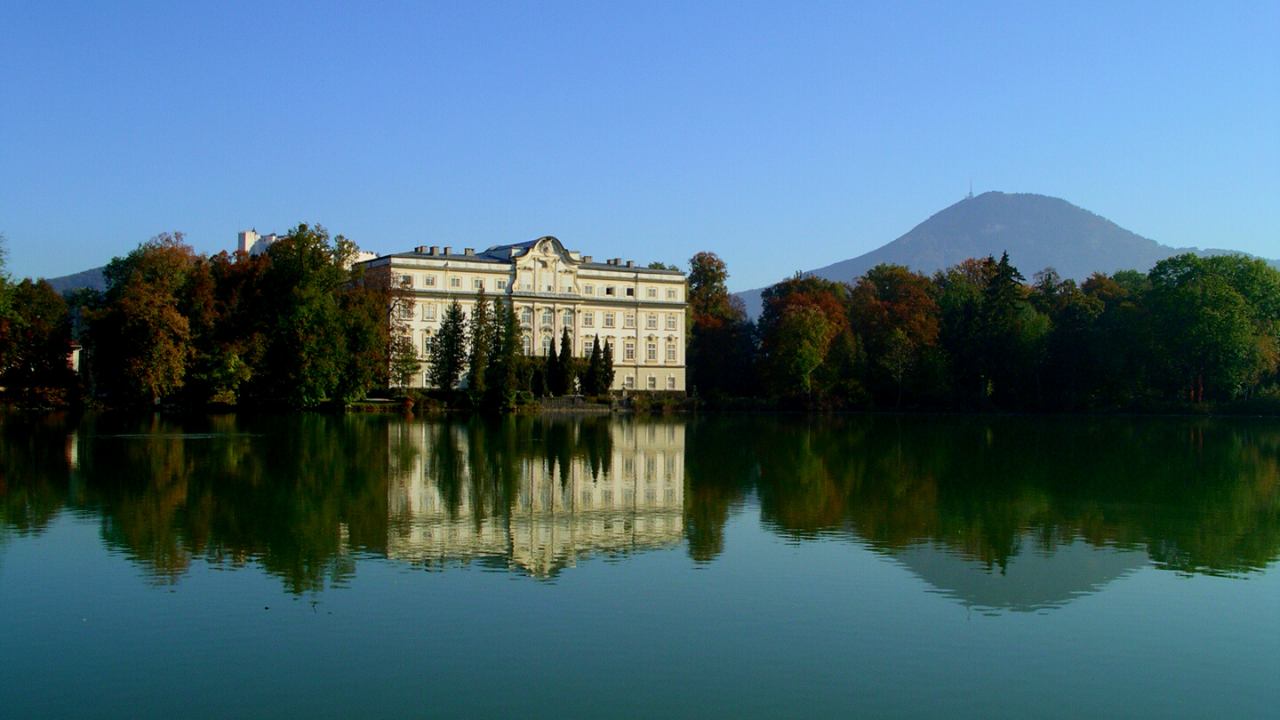 The mansion that the Von Trapp family lived in as depicted in The Sound of Music.