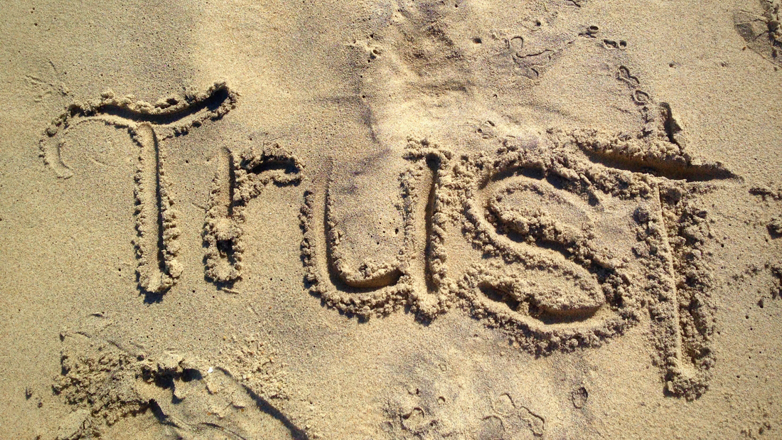 Trust written in the sand